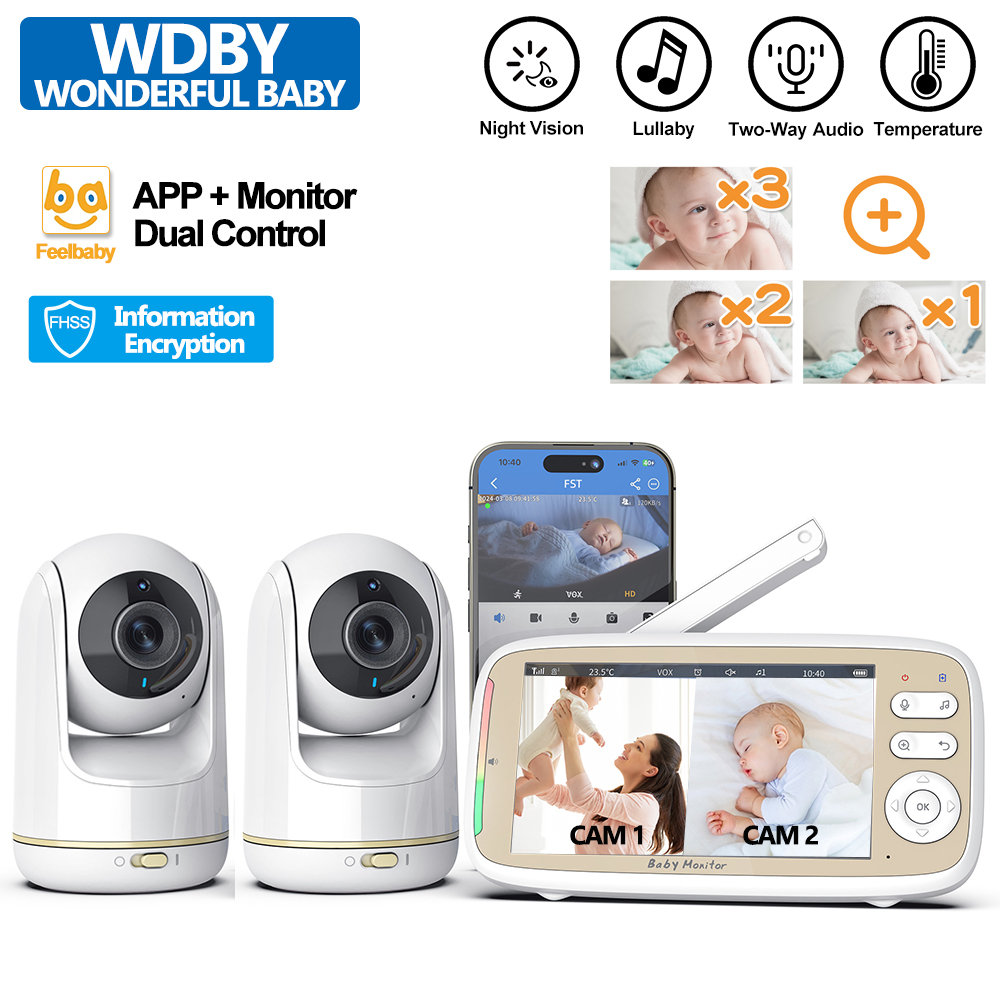 Home Cinema Wireless - VB803 PRO Bebek Monitörü, 2 adet