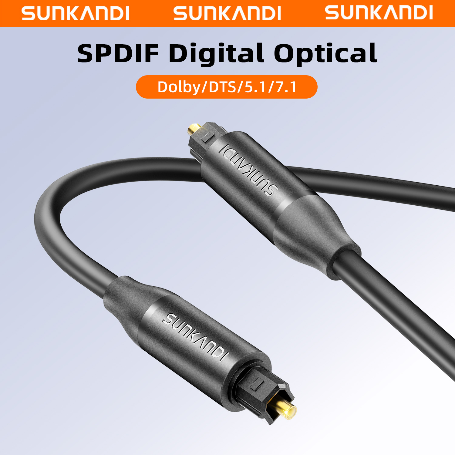 Home Cinema Tv - SUNKANDI Optik Ses Kablosu, Toslink Fiber