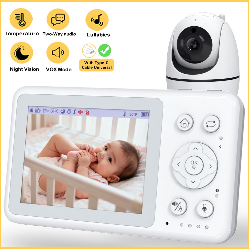 Home Cinema Wireless - 3,2 inç Ekranlı, Nanny PTZ Kamerası,