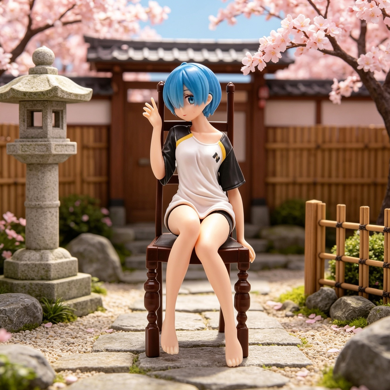 Home Cinema Chairs - Rem Figürü – Re:Zero Başka Bir