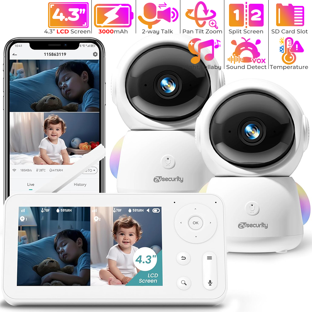 2 Kamera ve Sesli 2K Bebek Mon - Home Cinema Wireless incelemesi ve fiyatı